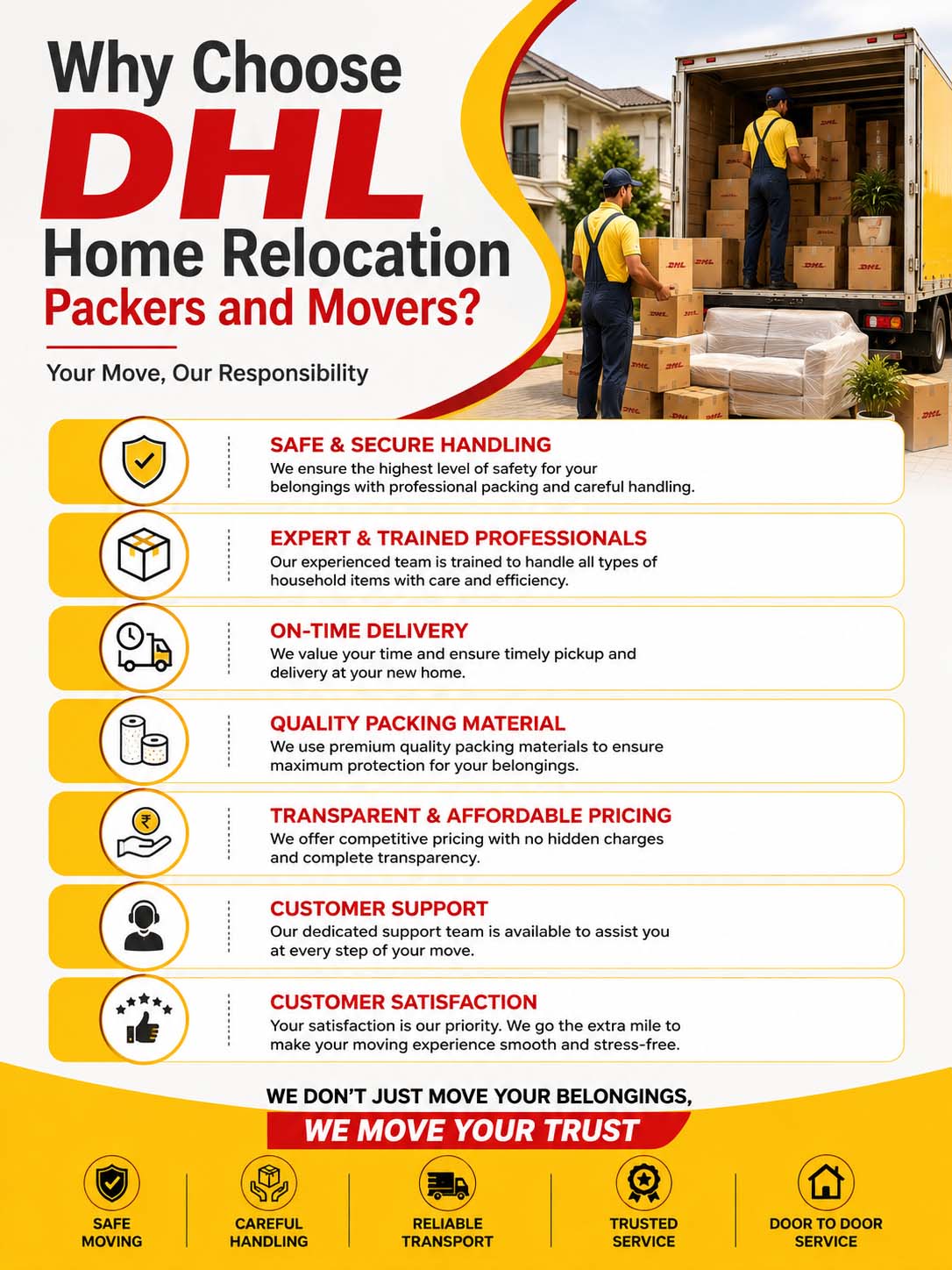 DHL Home Relocation Packers and Movers